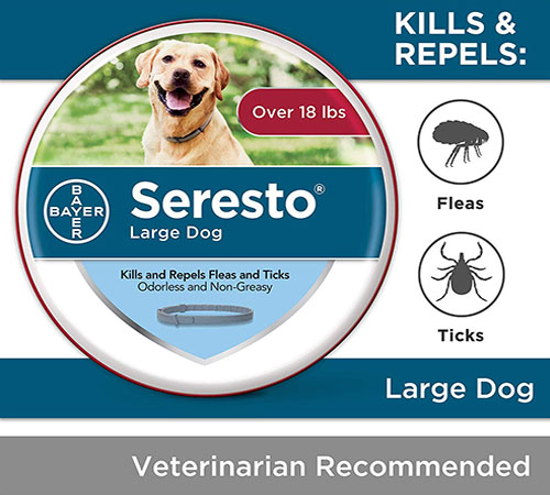 Bayer Seresto Flea & Tick Collar for Dogs