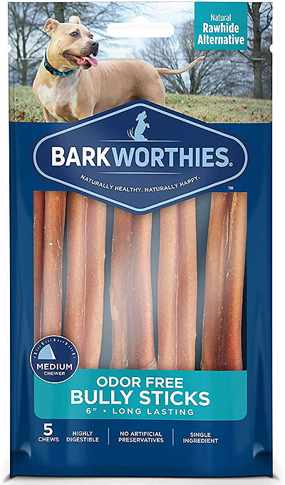 Barkworthies Odor-Free Standard Bully Sticks